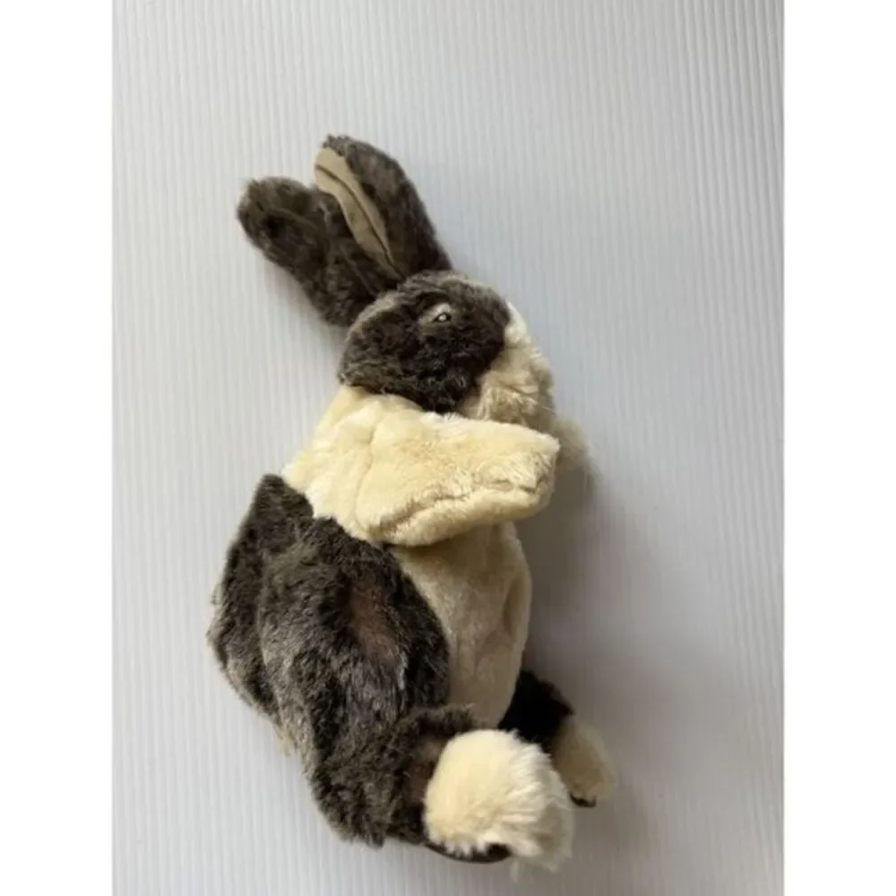 Folkmanis Dutch Rabbit Hand‎ Puppet Bunny Plush Pretend Play